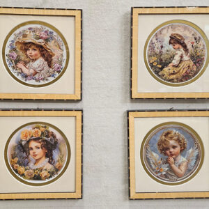 Serie di 4 stampe liberty