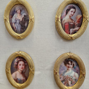 4 stampe con cornice impero