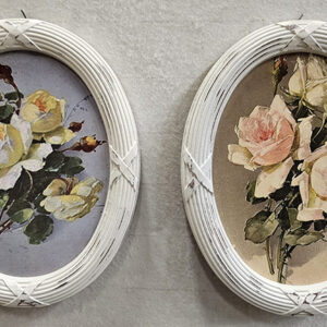 Coppia stampe fiori