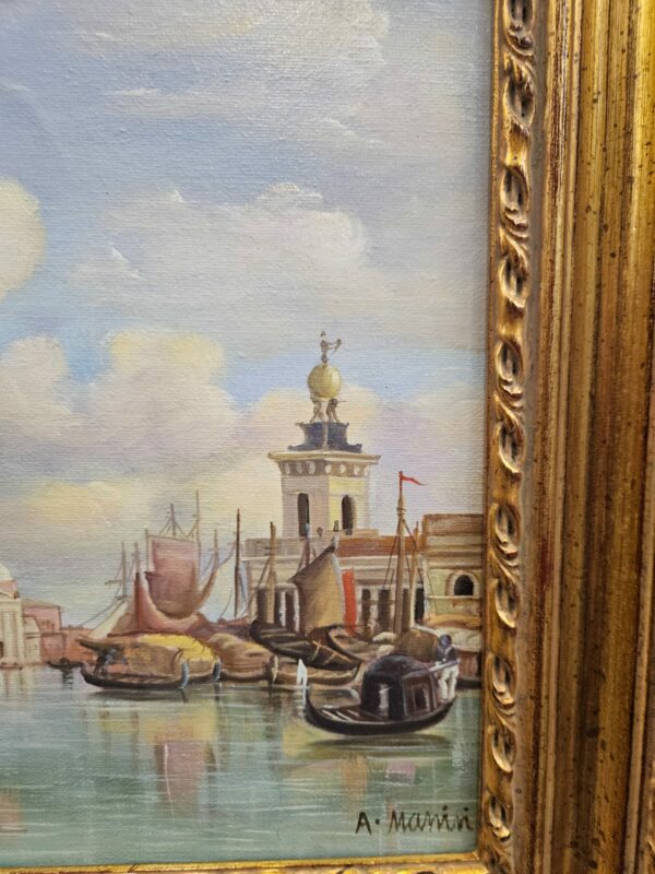 Dipinto scorcio del canale di Venezia - immagine 4