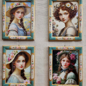 4 stampe stile veneziano