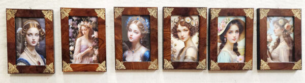 6 stampe fanciulle