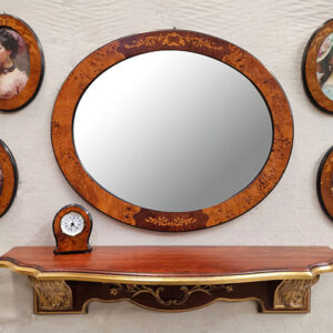 Completo con specchio stile maggiolino