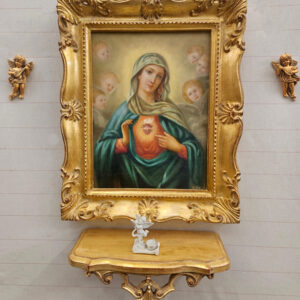 Completo Madonna del Sacro Cuore con mensolina