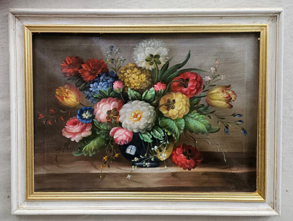 Dipinto vaso di fiori