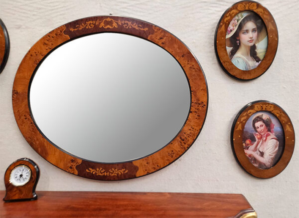 Completo con specchio stile maggiolino - immagine 3
