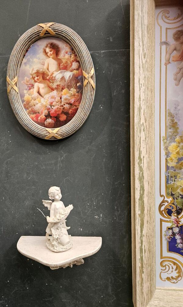 Completo con mensola con stampa floreale - immagine 3