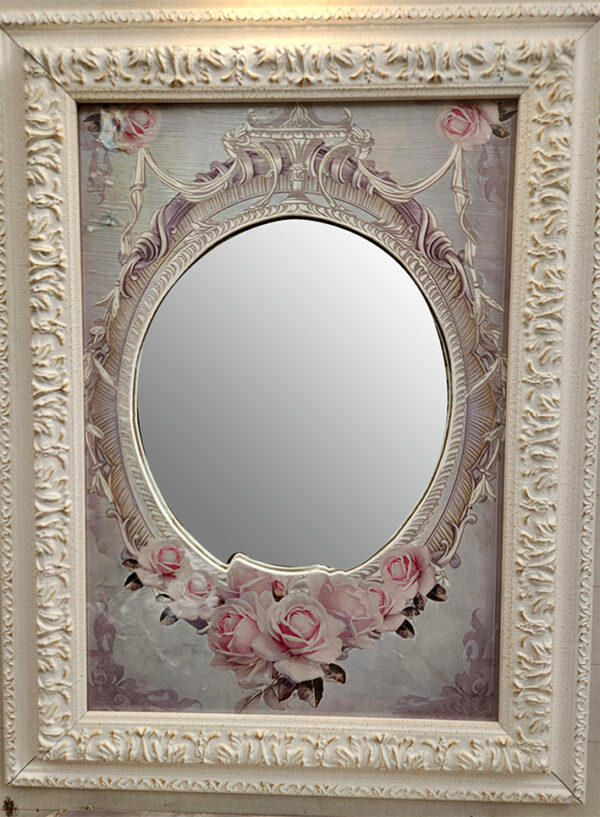 Completo con passe-partout floreale - immagine 5