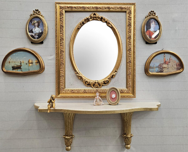 Completo avorio e oro