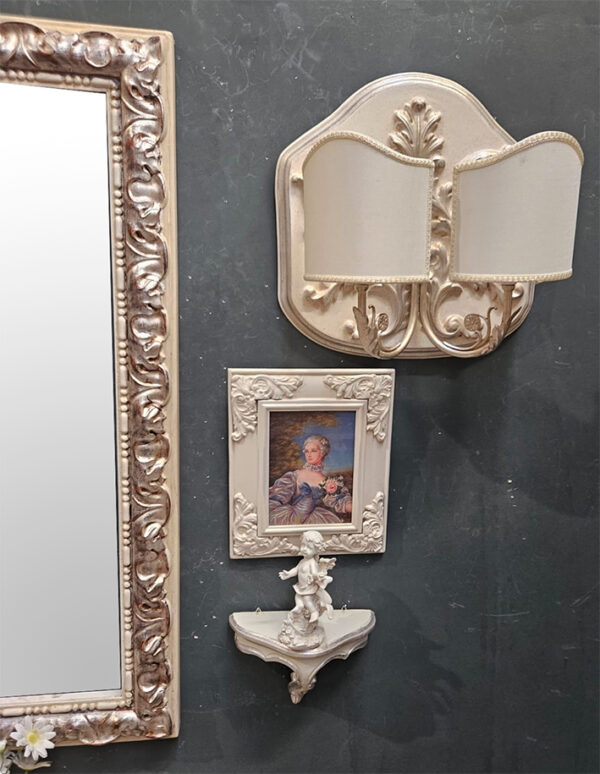 Completo con specchio argento puro - immagine 2