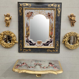 Completo cornice turchese