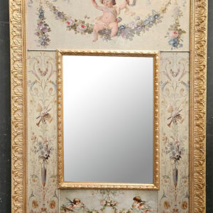 Specchio con decoro simil dipinto