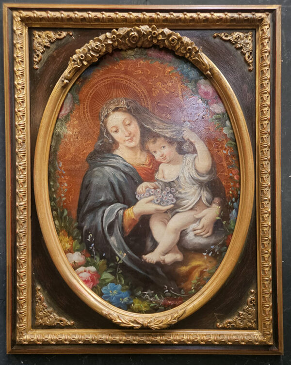 Dipinto Madonna dell'uva