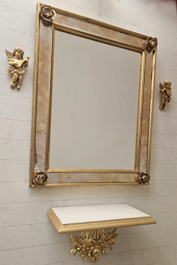 Completo con specchio brunito - immagine 4
