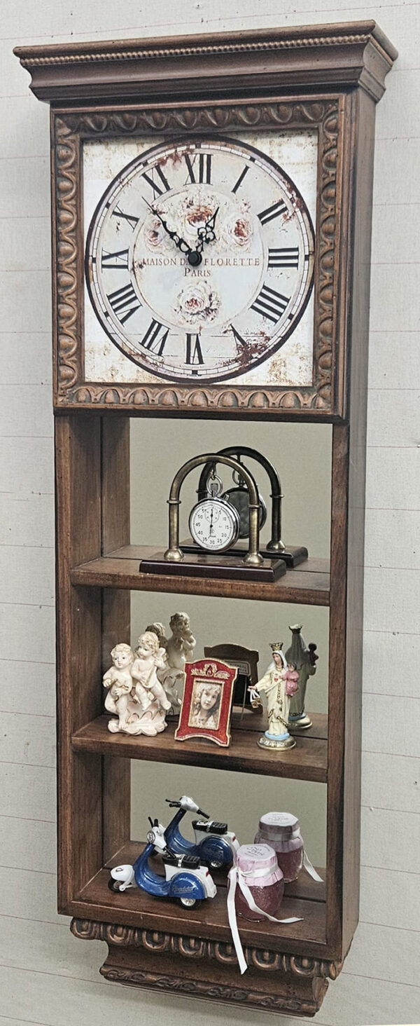 Orologio da parete con mobiletto - immagine 3