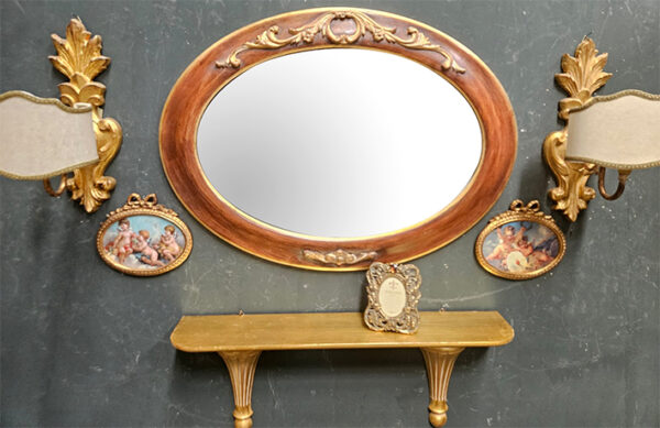 Completo noce e oro
