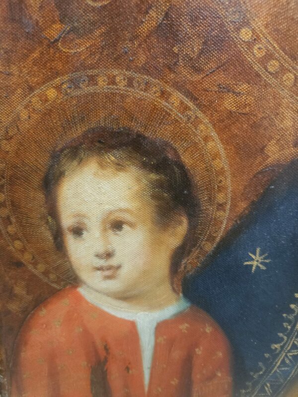 Dipinto Madonna con Bambino - immagine 4