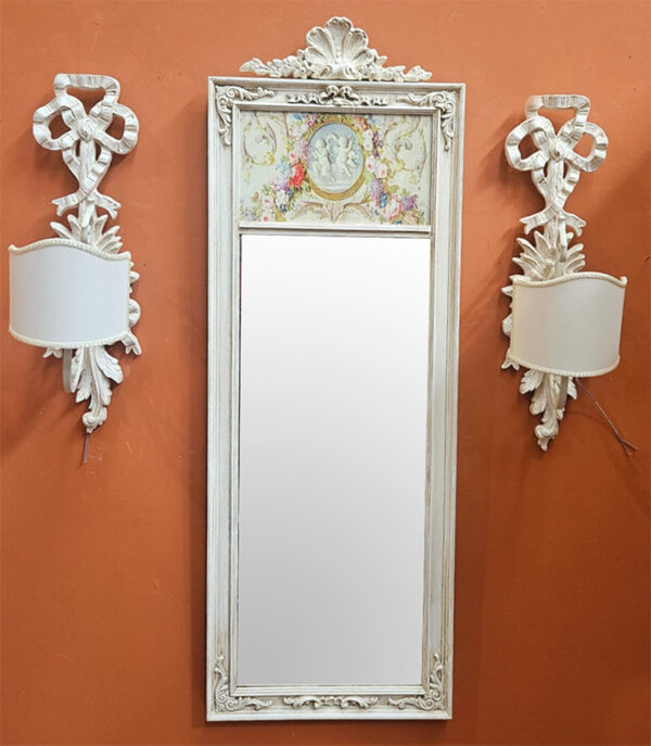 Specchio e due applique