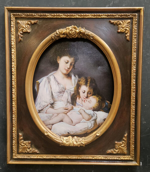 Dipinto madre con figli