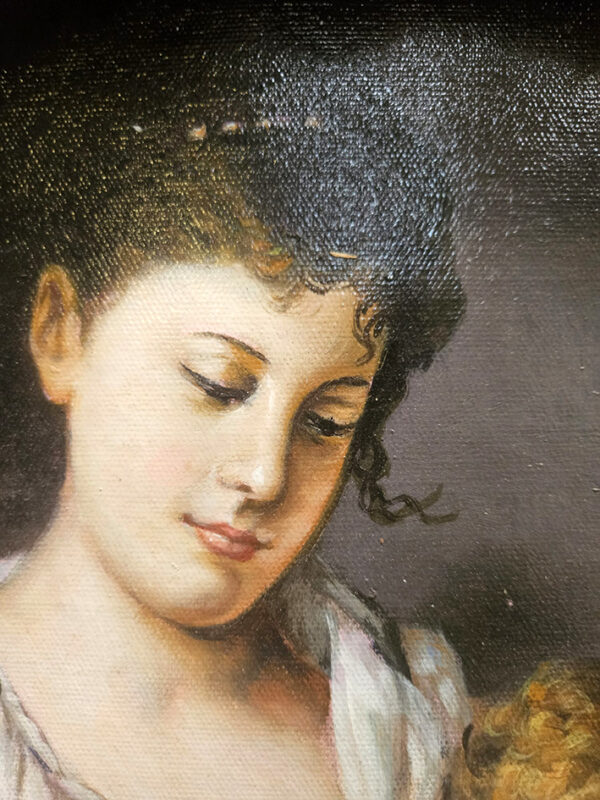 Dipinto madre con figli - immagine 2