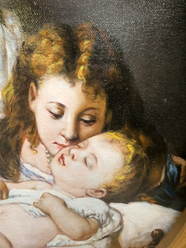 Dipinto madre con figli - immagine 4