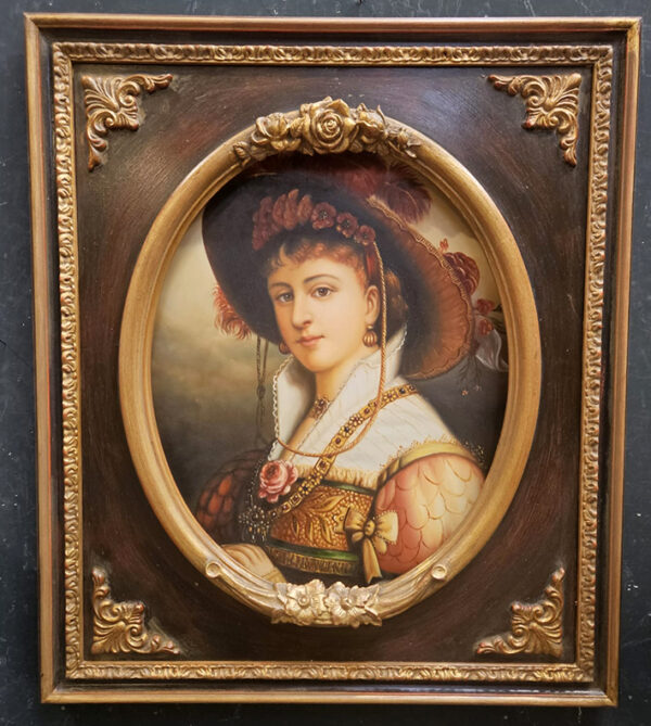 Dipinto nobildonna romana