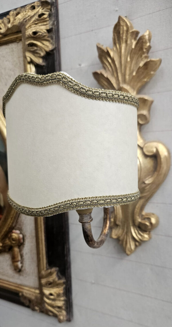 Specchio bolo e oro con applique - immagine 4