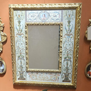 Completo oro con passepartout ridipinto