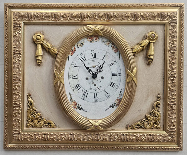 Orologio da parete cornice stile impero