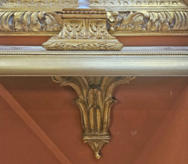 Completo con cornice intagliata a mano - immagine 2