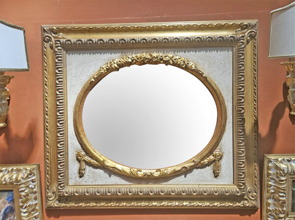 Completo con specchio oro e avorio - immagine 2