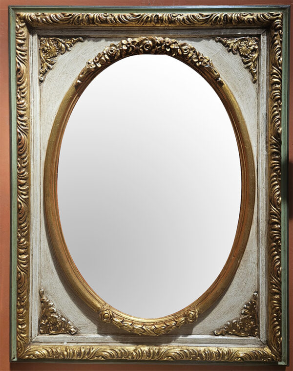 Completo con specchio, applique, quadri e mensola - immagine 2