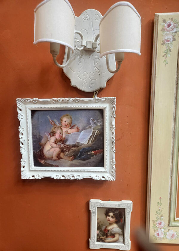 Completo con specchio dipinto a mano - immagine 3