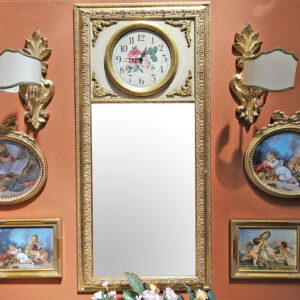 Completo specchio con orologio