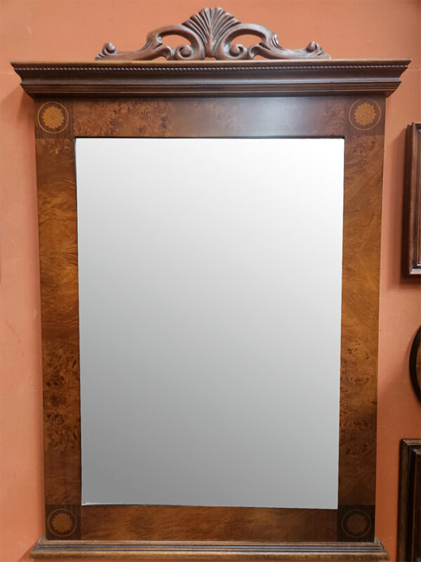 Completo con specchio in radica - immagine 4