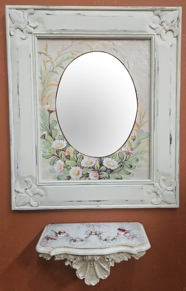 Specchio e mensola