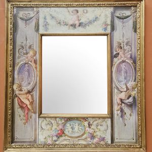 Specchio con passepartout simil dipinto