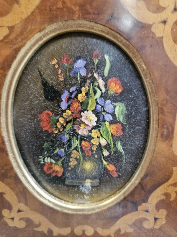 4 dipinti di fiori su rame - immagine 2