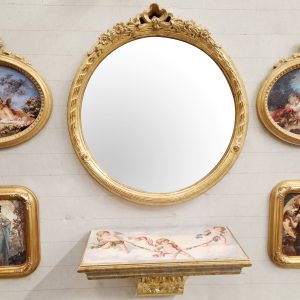 Completo con specchio tondo