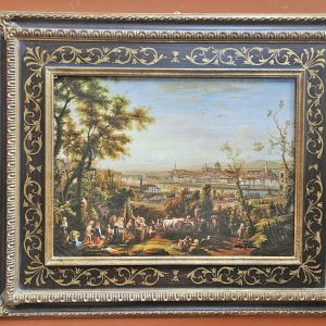 Completo con dipinto, applique e stampe