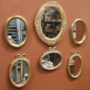 6 specchietti oro