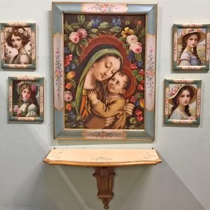 Completo stile veneziano con dipinto